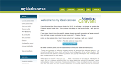 Desktop Screenshot of myidealcaravan.co.uk